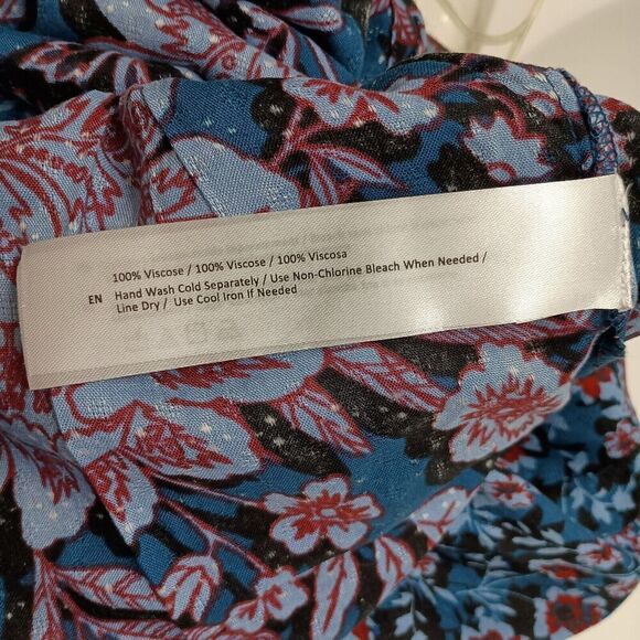 *2/$25* Band of the Free BOG Top Womens Small Josie Sapphire Mixed Print - Picture 10 of 11